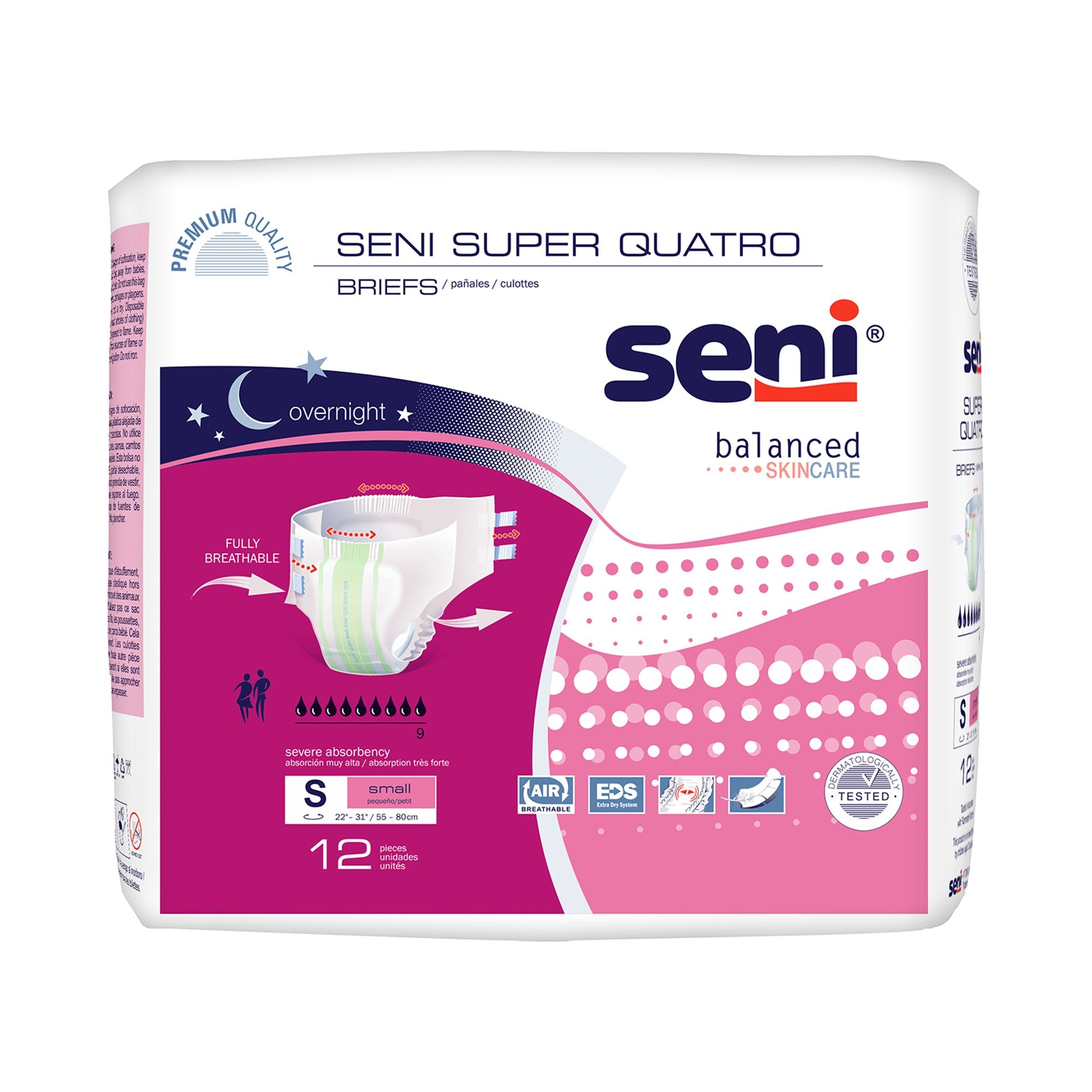 Buy Seni Super Breathable Adult Diapers Small 10 Pcs Online At