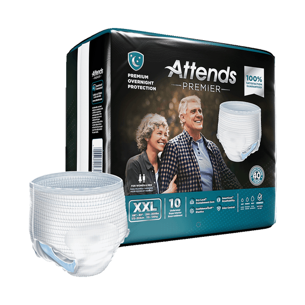 Adult Bariatric Incontinence Underwear - Attends